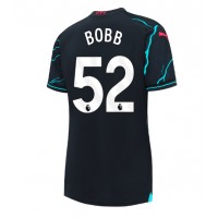 Camiseta Manchester City Oscar Bobb #52 Tercera Equipación Replica 2023-24 para mujer mangas cortas